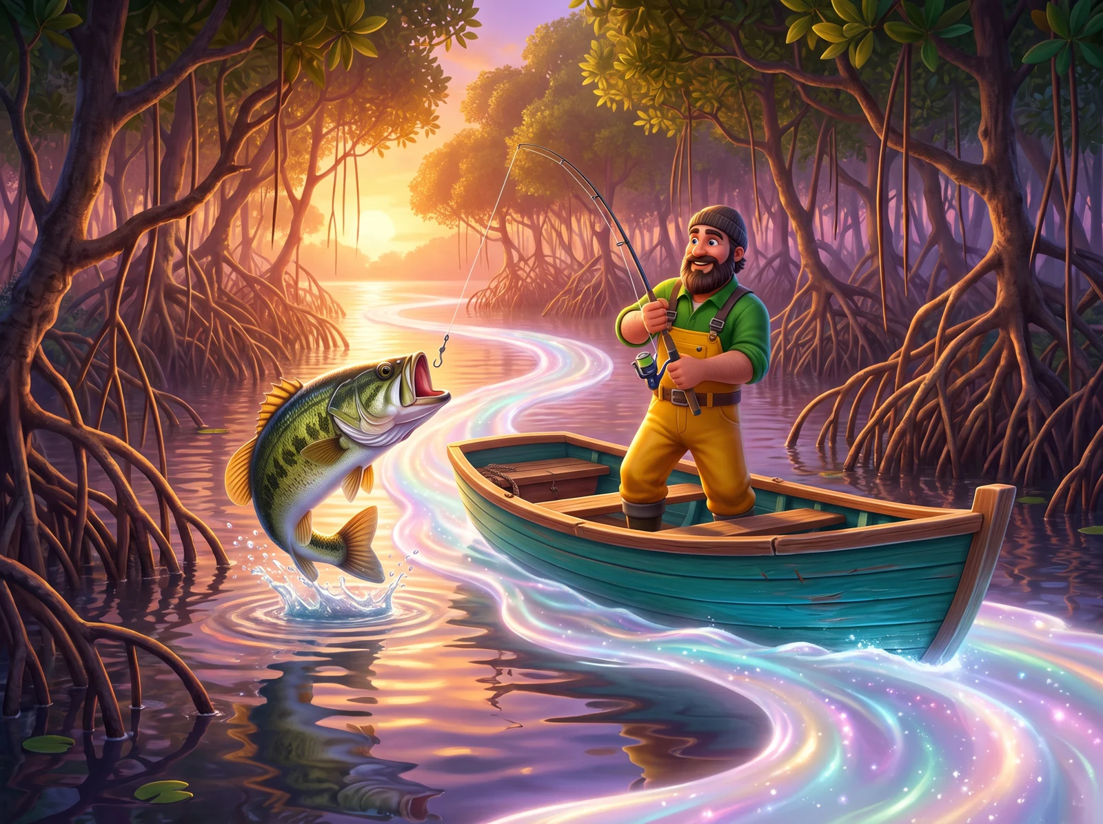 Following the pearl current
